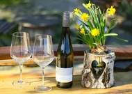 Annoncer sa grossesse avec la bouteille de vin